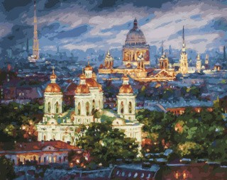 Картина по номерам «Все краски вечера. Санкт-Петербург» Картина по номерам «Все краски вечера. Санкт-Петербург»