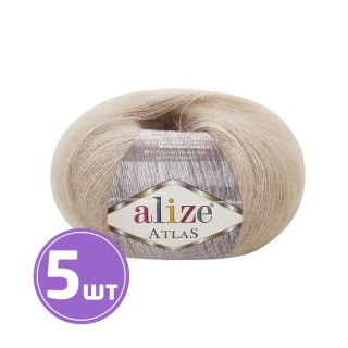 Пряжа ALIZE Atlas (75), светло-бежевый, 5 шт. по 50 г Пряжа ALIZE Atlas (75), светло-бежевый, 5 шт. по 50 г