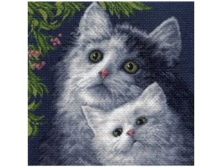Рисунок на канве «Котята» Рисунок на канве «Котята»