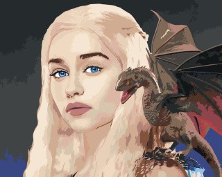 Картина по номерам «Игра престолов: Дейнерис Таргариен - Мать драконов 6» Картина по номерам «Игра престолов: Дейнерис Таргариен - Мать драконов 6»