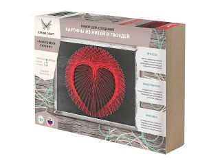 Набор для творчества STRING ART PREMIUM «Анатомия любви» Набор для творчества STRING ART PREMIUM «Анатомия любви»