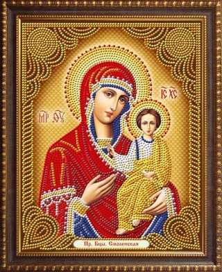 Алмазная вышивка «Икона Божией Матери Смоленская» Алмазная вышивка «Икона Божией Матери Смоленская»
