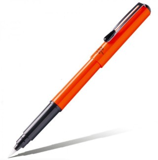 Ручка-кисть Pocket Brush Pen, 4 сменных картриджа (цвет черный), Pentel Ручка-кисть Pocket Brush Pen, 4 сменных картриджа (цвет черный), Pentel