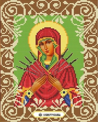 Рисунок на ткани «Богородица Семистрельная» Рисунок на ткани «Богородица Семистрельная»