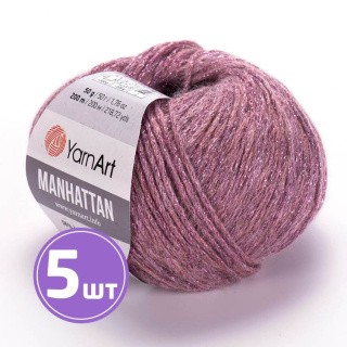 Пряжа YarnArt Manhattan (909), ковыль-розовый, 5 шт. по 50 г Пряжа YarnArt Manhattan (909), ковыль-розовый, 5 шт. по 50 г