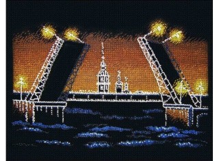 Набор для вышивания «Ночной Петербург» Набор для вышивания «Ночной Петербург»