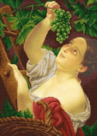 Рисунок на ткани «Итальянский полдень» (К.Брюллов) Рисунок на ткани «Итальянский полдень» (К.Брюллов)